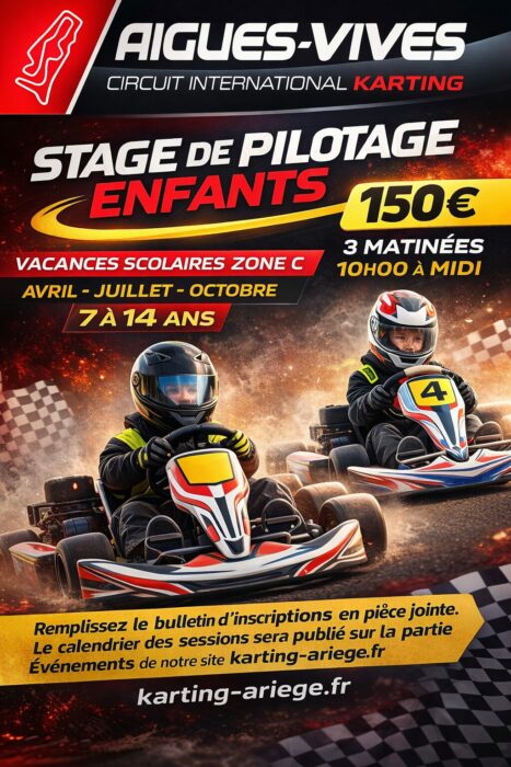 Stage pilotage enfants