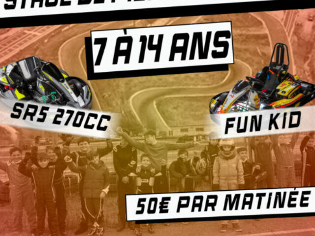 Stage de pilotage JUNIORS (7 à 14 ans) Vacances d’avril