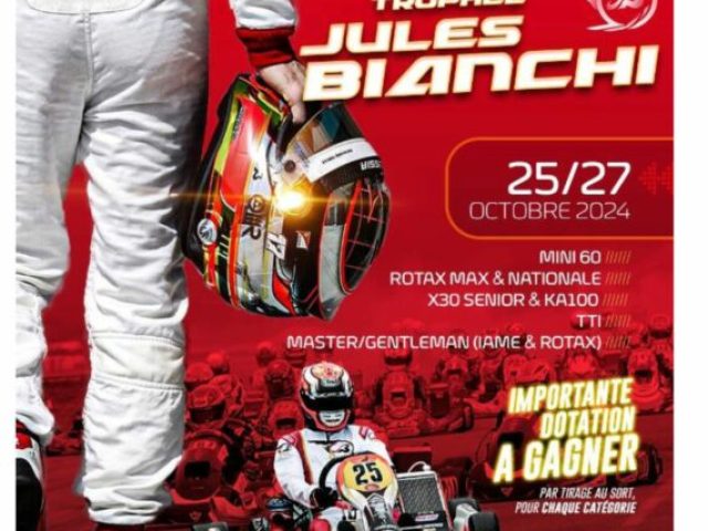 Trophée Jules Bianchi du 25 au 27 octobre 2024