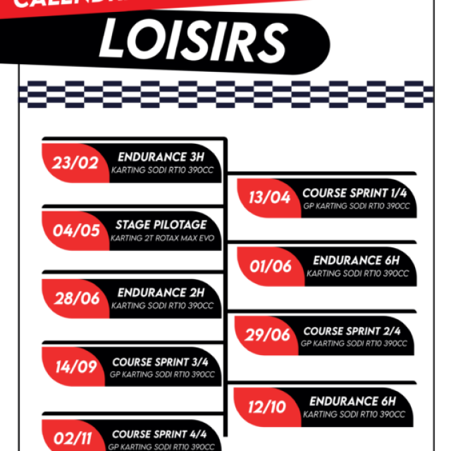 Les évènements loisir 2025 !