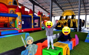 Parc de structures gonflables pour les Petits